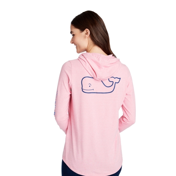 XL [M] 100% COTTON PINK VINEYARD VINES HOODIE TOP - Picture 13 of 13